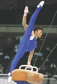 徳洲会体操クラブ　亀山選手